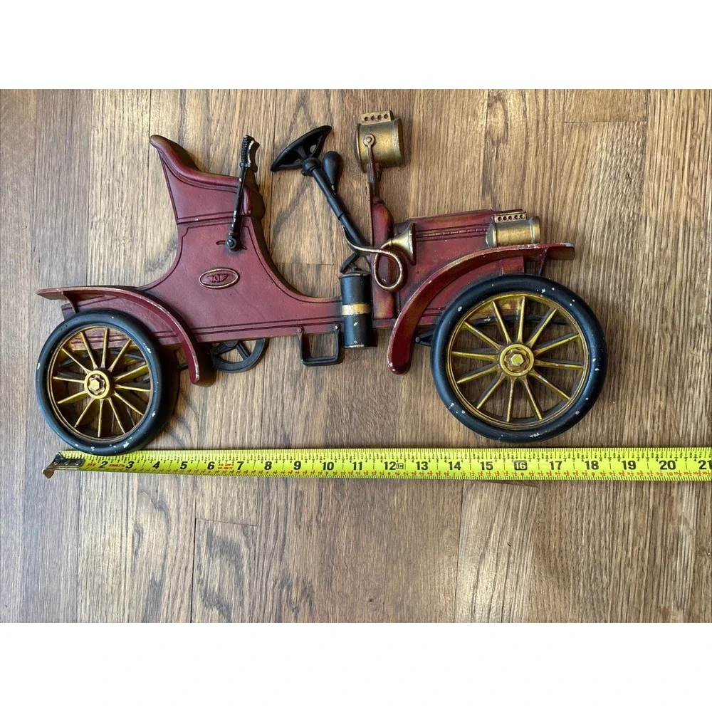 Antique Car Decor Set of 3 Vintage Sexton USA Cast Metal Plaques Wall Hangers